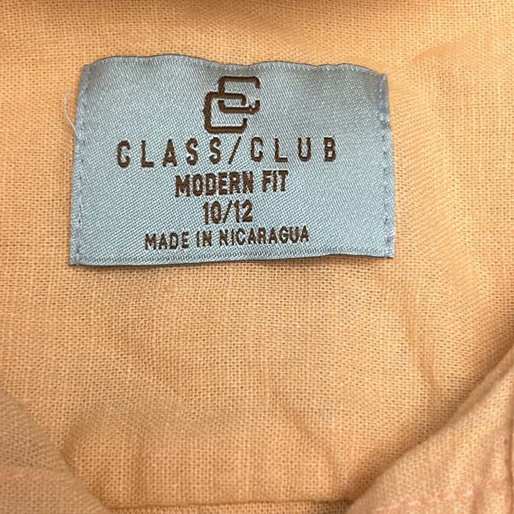 Peach Button Up Top 💥 - Picture 5 of 8
